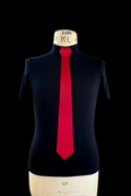Black Dress With Red Tie