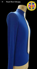 Blue Dress With Red Tie