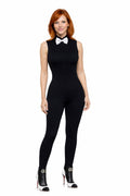 Black Sleeveless Jumpsuit